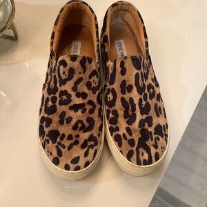 Steve Madden Animal Print Slip-Ons